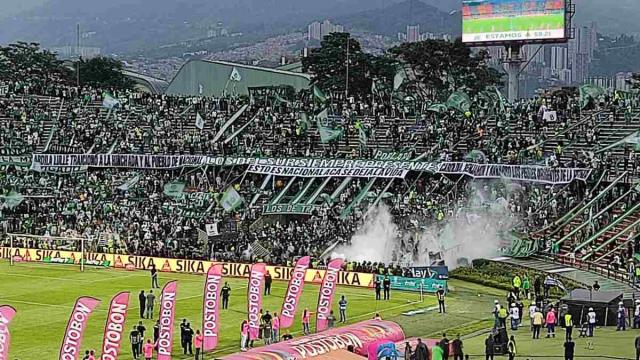 Dimayor defiende a Atlético Nacional tras disturbios en el estadio